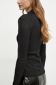 Одяг Бавовняний лонгслів Pinko 104225.A24T чорний