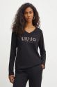 Liu Jo longsleeve TF4211.JS088 negru AW24