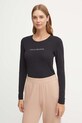 Emporio Armani Underwear longsleeve imprimeu negru 163229.4F223