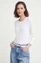 Joop! top a maniche lunghe in cotone bianco 30042810