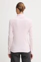 United Colors of Benetton longsleeve bawełniany 3GA2E2224 różowy AW25
