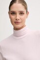 Odzież United Colors of Benetton longsleeve bawełniany 3GA2E2224 różowy