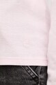 United Colors of Benetton longsleeve bawełniany różowy 3GA2E2224