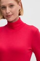 United Colors of Benetton longsleeve din bumbac rosu 3GA2E2224