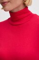 United Colors of Benetton longsleeve din bumbac 3GA2E2224 rosu