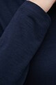United Colors of Benetton longsleeve din bumbac 3BVXD107Y bleumarin