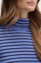 Bavlněné tričko s dlouhým rukávem United Colors of Benetton 30YSE2225 modrá