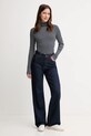 United Colors of Benetton longsleeve din bumbac 30YSE2225 bleumarin AW25