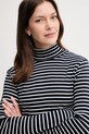 United Colors of Benetton longsleeve din bumbac bleumarin 30YSE2225