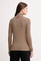 Odzież United Colors of Benetton longsleeve bawełniany 30YSE2225 brązowy