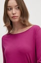 United Colors of Benetton longsleeve din bumbac roz 3096D102Q