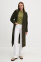 United Colors of Benetton longsleeve din bumbac 3096D102Q verde AW24