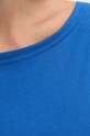 Bavlněné tričko s dlouhým rukávem United Colors of Benetton 3096D102Q modrá