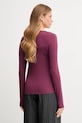 United Colors of Benetton t-shirt 3Z12D1080 fioletowy AW25