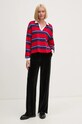 United Colors of Benetton longsleeve bawełniany 38Y3D300T czerwony AW24