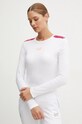 EA7 Emporio Armani longsleeve din bumbac TJLOZ.6DTT16.1100 alb AW24