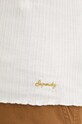 Bavlněné tričko s dlouhým rukávem Superdry W6011953A.71D bílá