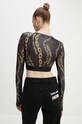 Oblečenie Tričko s dlhým rukávom Versace Jeans Couture 77HAH218.JS417 čierna