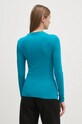 Oblečení Tričko s dlouhým rukávem United Colors of Benetton 32AVD108J tyrkysová