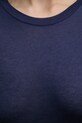United Colors of Benetton longsleeve din amestec de casmir 3R0KD108H bleumarin