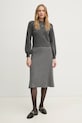 United Colors of Benetton sweter z domieszką wełny 10R2D3013 szary AW24