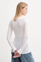 Îmbrăcăminte American Vintage longsleeve din bumbac MAS02DH24 alb