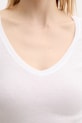 American Vintage longsleeve din bumbac MAS02DH24 alb