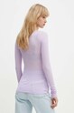 Odjeća Pamučna majica dugih rukava American Vintage MAS02DH24 ljubičasta