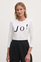 Bavlněné tričko s dlouhým rukávem Joop! 30044869 bílá AW24