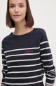 Barbour top a maniche lunghe in cotone blu navy LML0704