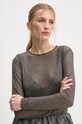 Лонгслив Samsoe Samsoe SAMAGDA зелёный F24300082