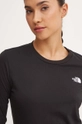 Блуза с дълги ръкави The North Face L/S Simple Dome Tee черен NF0A87QPJK31