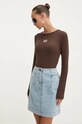 Guess Jeans longsleeve brązowy W4BI59.KA0H1