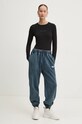 Лонгслів Guess Jeans W4BP41.J1314 чорний AW24