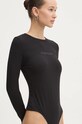 Лонгслів Guess Jeans чорний W4BP41.J1314