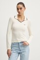 Лонгслів Guess Jeans бежевий W4BP49.KA0H1