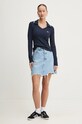 Longsleeve Guess Jeans W4BP49.KA0H1 σκούρο μπλε AW24