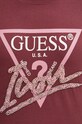 Бавовняний лонгслів Guess бордо W4BI21.I3Z14