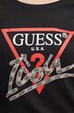 Хлопковый лонгслив Guess чёрный W4BI21.I3Z14