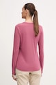 Oblečenie Športové tričko s dlhým rukávom Jack Wolfskin Vonnan A60290 ružová