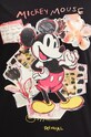 Desigual longsleeve PATCHMICKEY 24WWTKA2 negru