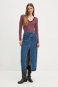 Levi's longsleeve din bumbac A9330 burgundia AW24