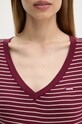 Levi's longsleeve din bumbac A9330 burgundia