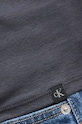 Bavlněné tričko s dlouhým rukávem Calvin Klein Jeans J20J224453 šedá