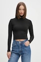 Tričko Calvin Klein Jeans černá J20J224196