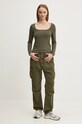 Лонгслів Tommy Jeans DW0DW18791 зелений AW24