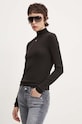 Tričko s dlouhým rukávem Tommy Jeans černá DW0DW19830