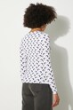 Clothing Marine Serre longsleeve shirt Moon Printed Jersey Second Skin Crewneck Top WTS006A white