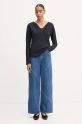 ZADIG&VOLTAIRE longsleeve JWTN00451 bleumarin AW24