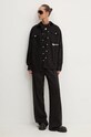 Tričko s dlouhým rukávem Karl Lagerfeld Jeans 246J1704 černá AW24